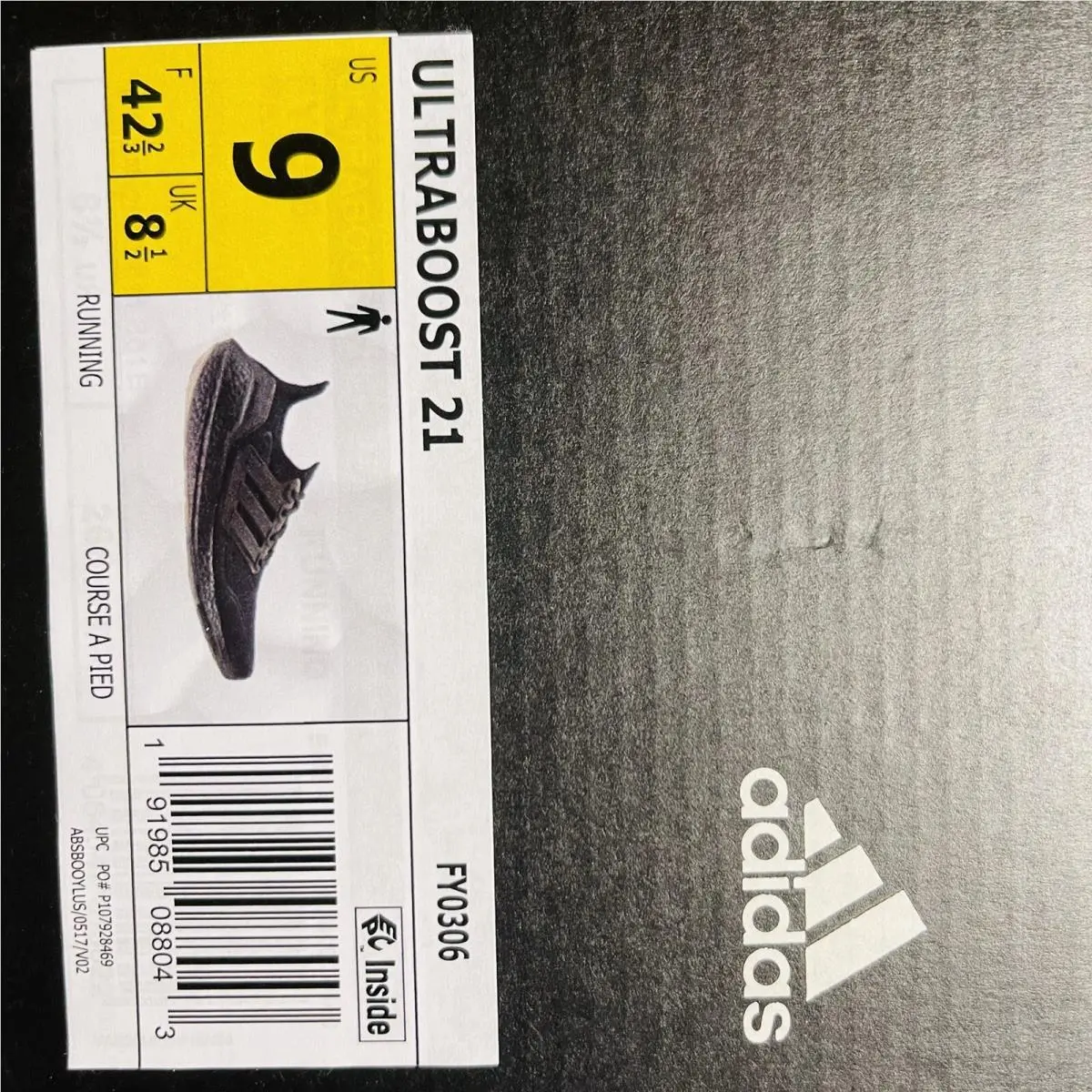 Adidas shoes - adidas Ultraboost 21 - Ultraboost - FY0306 - Core Black / Core Black / Core Black 10