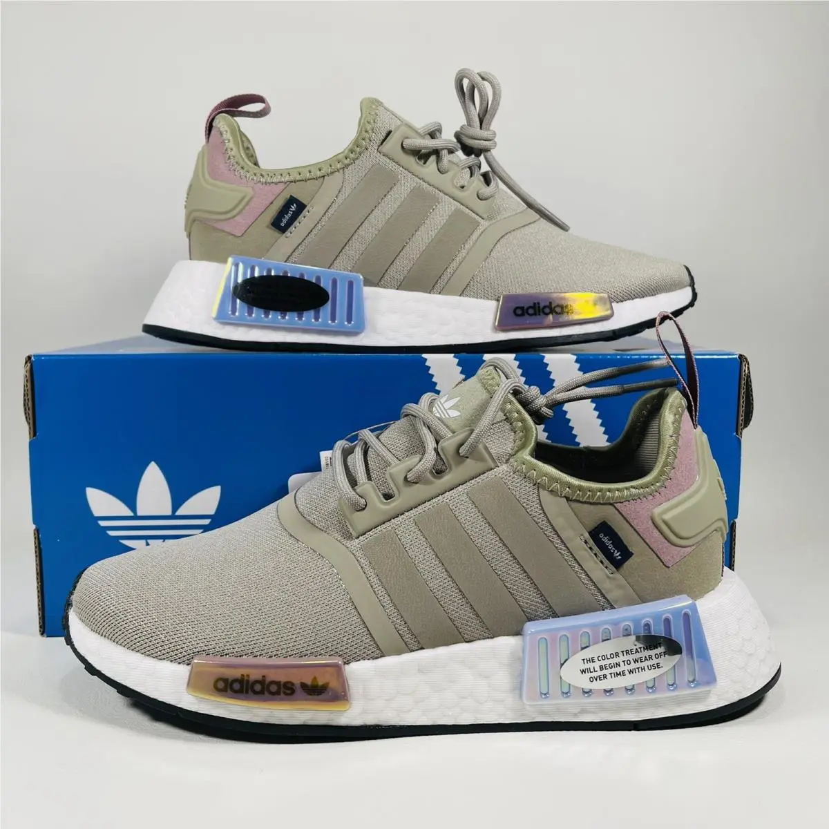 Adidas shoes - adidas NMD R1 - NMD - GY8538 - Feather Grey / Feather Grey / Violet Tone 0