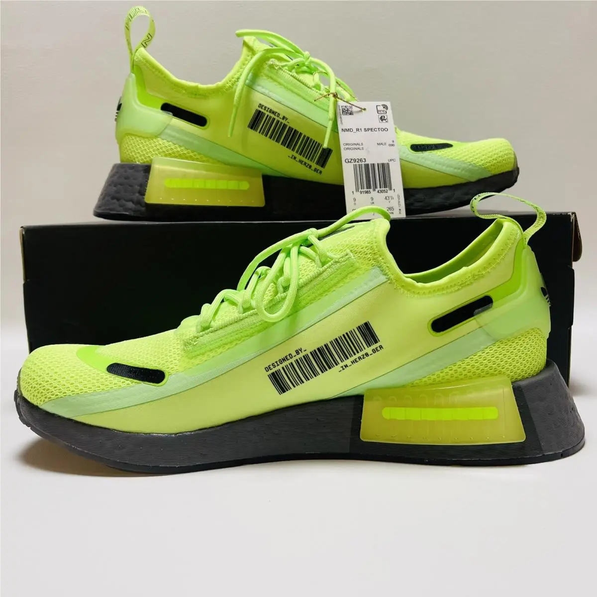 Adidas shoes - adidas NMD R1 - NMD - GZ9263 - Signal Green / Grey Six / Grey Four 0