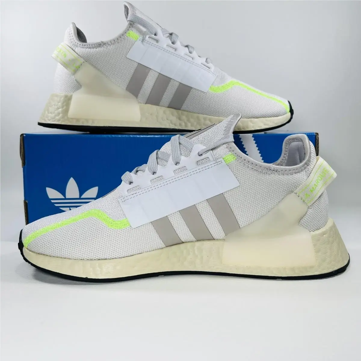 Adidas shoes - adidas NMD R1 V2 - NMD - GY6165 - Crystal White / Grey One / Signal Green 0