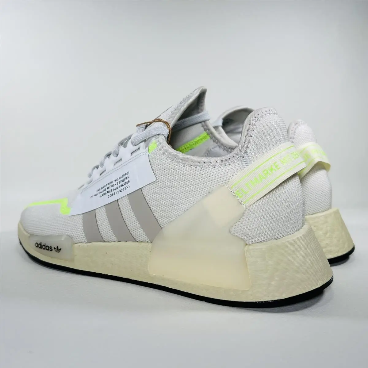 Adidas shoes - adidas NMD R1 V2 - NMD - GY6165 - Crystal White / Grey One / Signal Green 20
