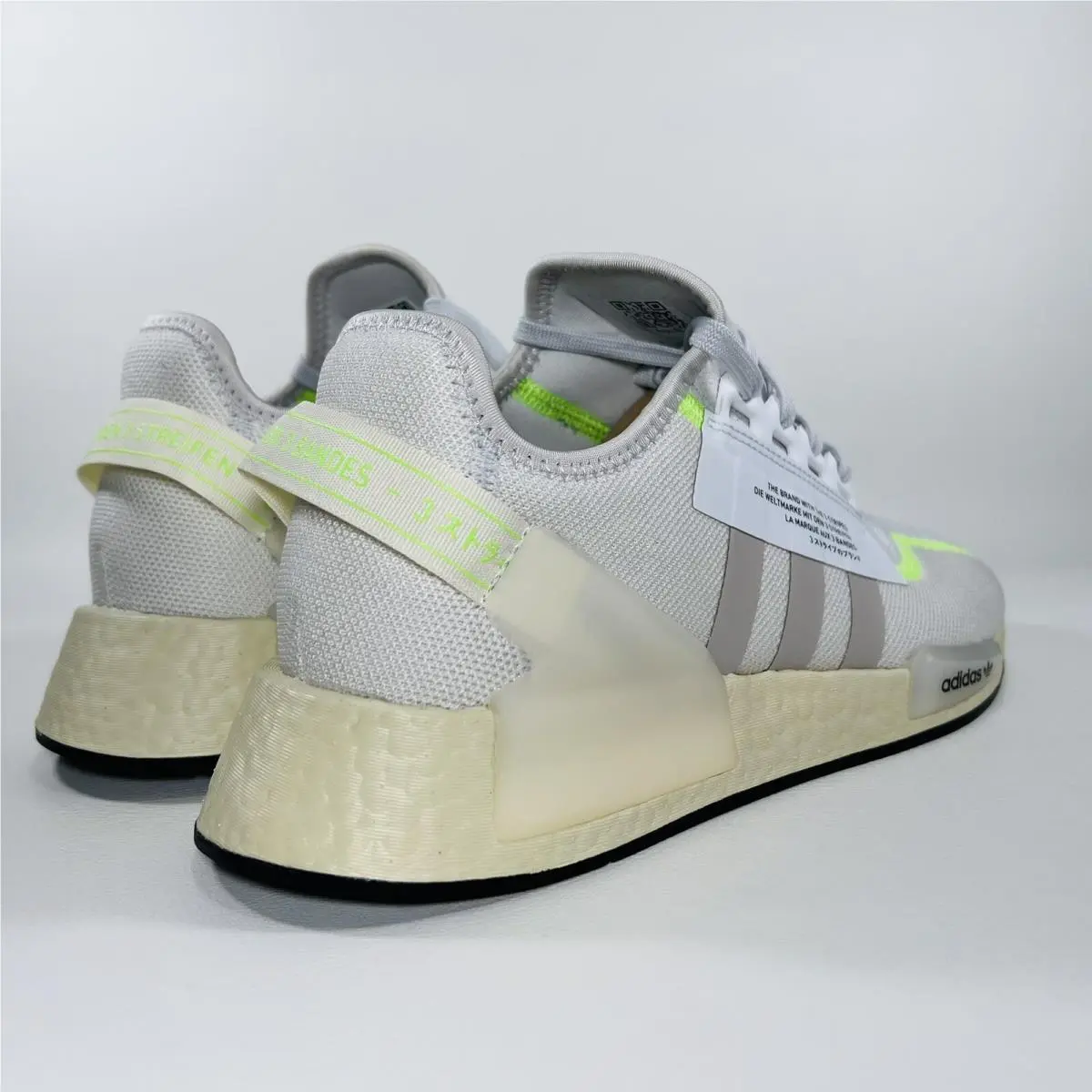 Adidas shoes - adidas NMD R1 V2 - NMD - GY6165 - Crystal White / Grey One / Signal Green 21