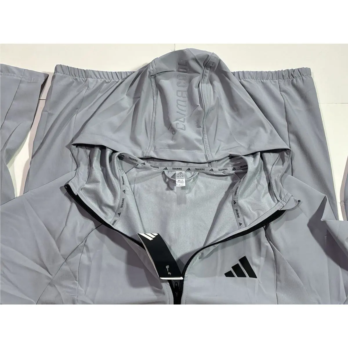 Adidas clothing - Adidas Climacool Tech Apparel Track Top - JM6261 - Silver 21