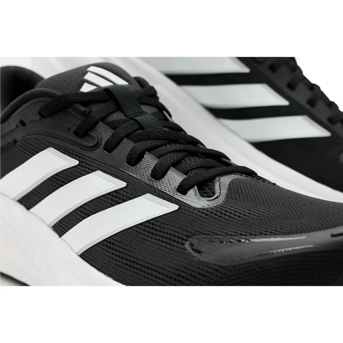 Adidas shoes - Black/White/Matte Silver 4