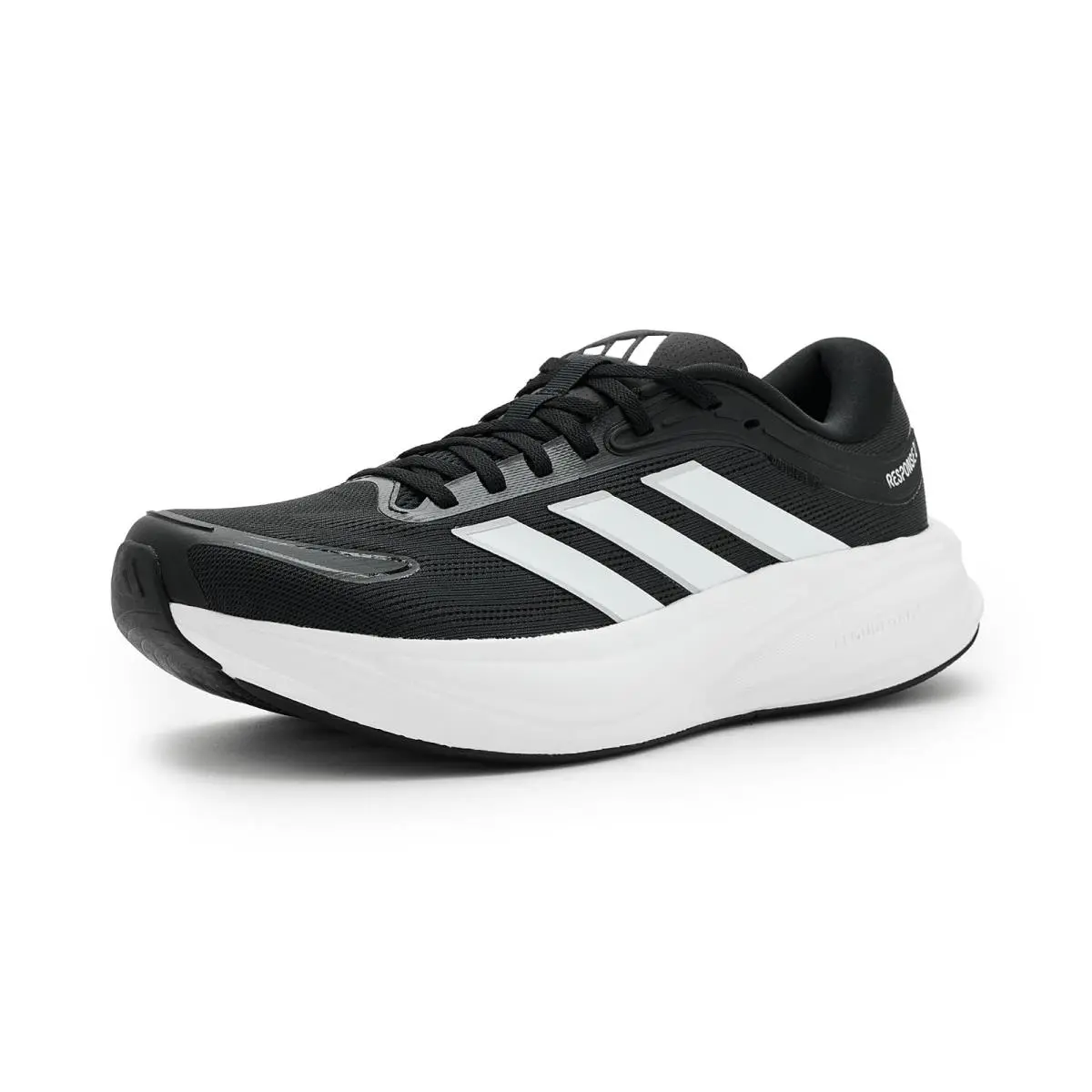 Man`s Sneakers Athletic Shoes  Running Response 2 Running Shoes Black/White/Matte Silver by Adidas