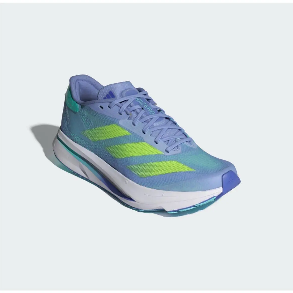 Adidas Adizero SL2 Women Running Shoes Sz 8/8.5/9 Blue/lemon