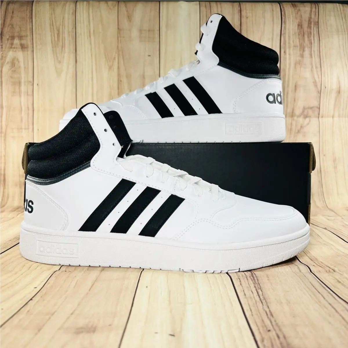 Adidas shoes - adidas Hoops - Hoops - GW3019 - White / Black 10