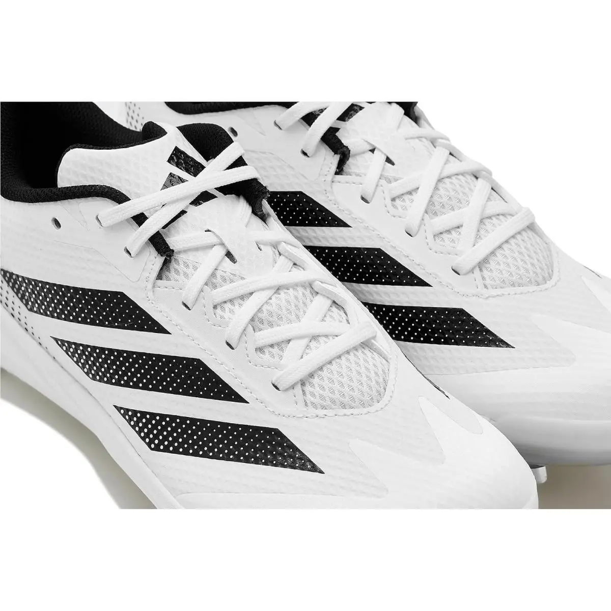 Adidas shoes - Black/White/Silver Metallic 25