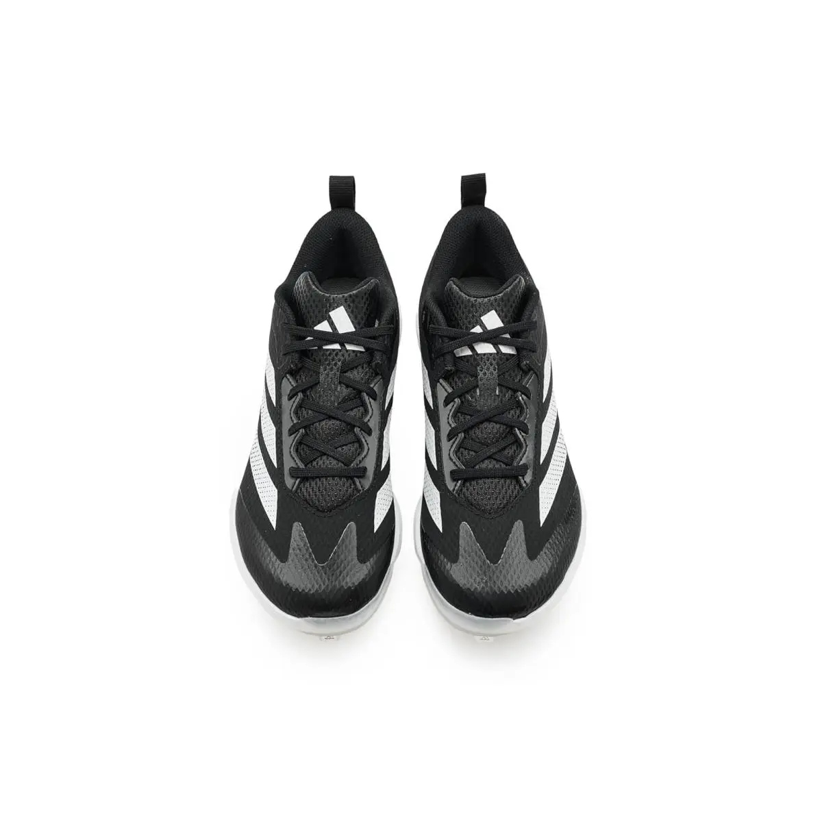Adidas shoes - Black/White/Silver Metallic 7