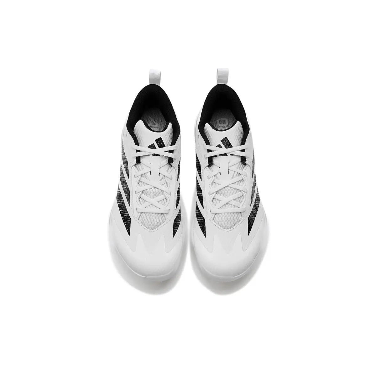Adidas shoes - Black/White/Silver Metallic 21