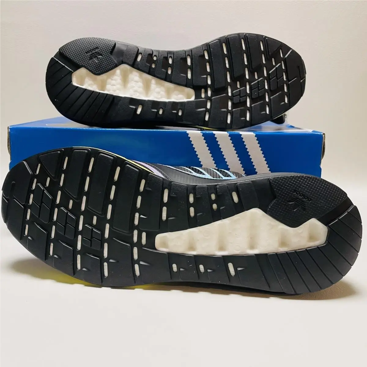 Adidas shoes - Adidas ZX 2K Boost 2.0 - GY8283 - Core Black / Pulse Yellow / Sonic Ink 9