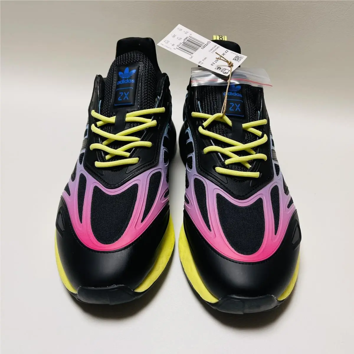 Adidas shoes - Adidas ZX 2K Boost 2.0 - GY8283 - Core Black / Pulse Yellow / Sonic Ink 1