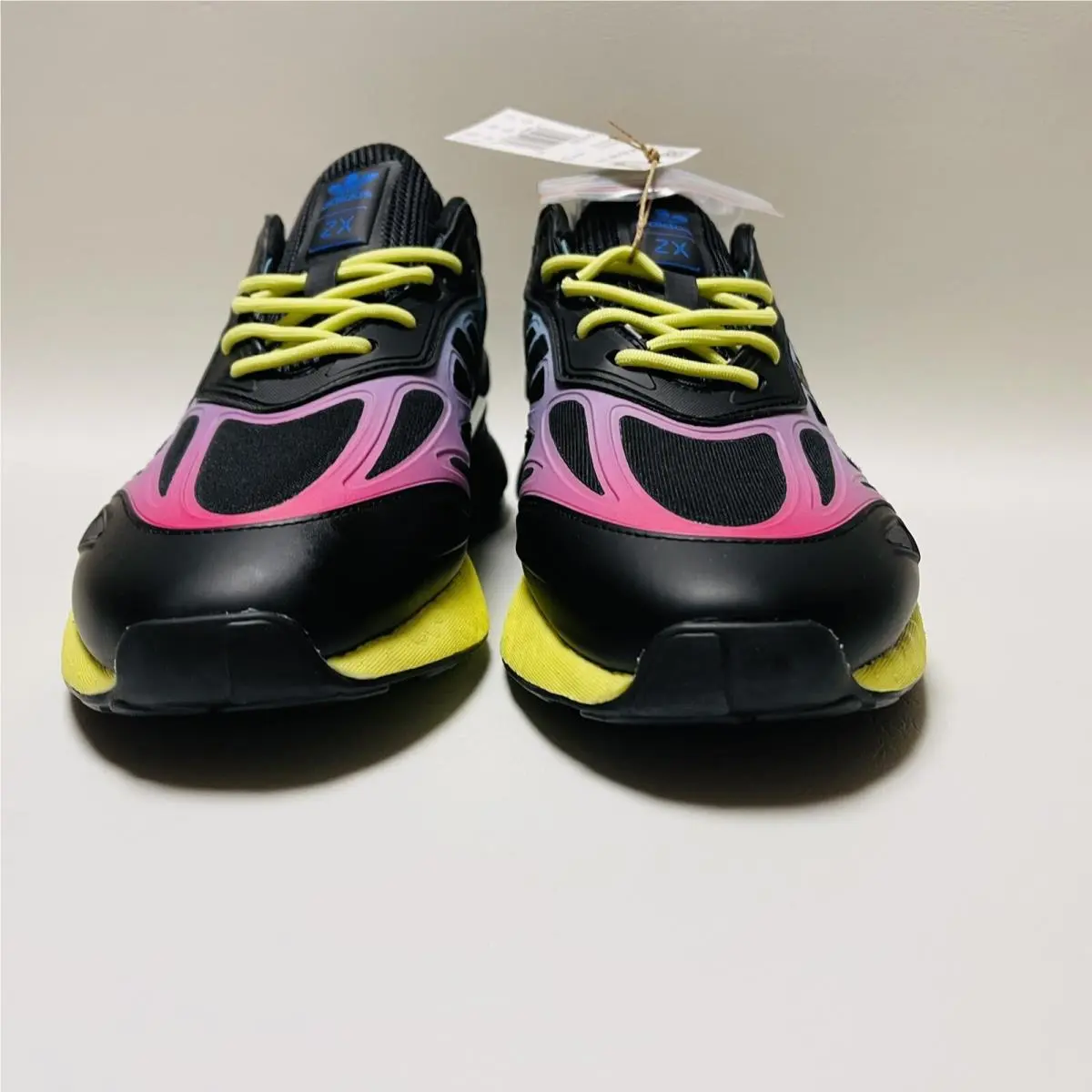 Adidas shoes - Adidas ZX 2K Boost 2.0 - GY8283 - Core Black / Pulse Yellow / Sonic Ink 5