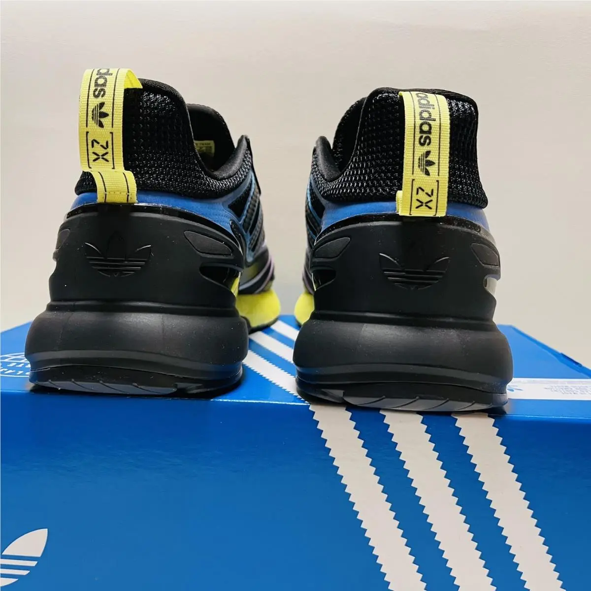 Adidas shoes - Adidas ZX 2K Boost 2.0 - GY8283 - Core Black / Pulse Yellow / Sonic Ink 8