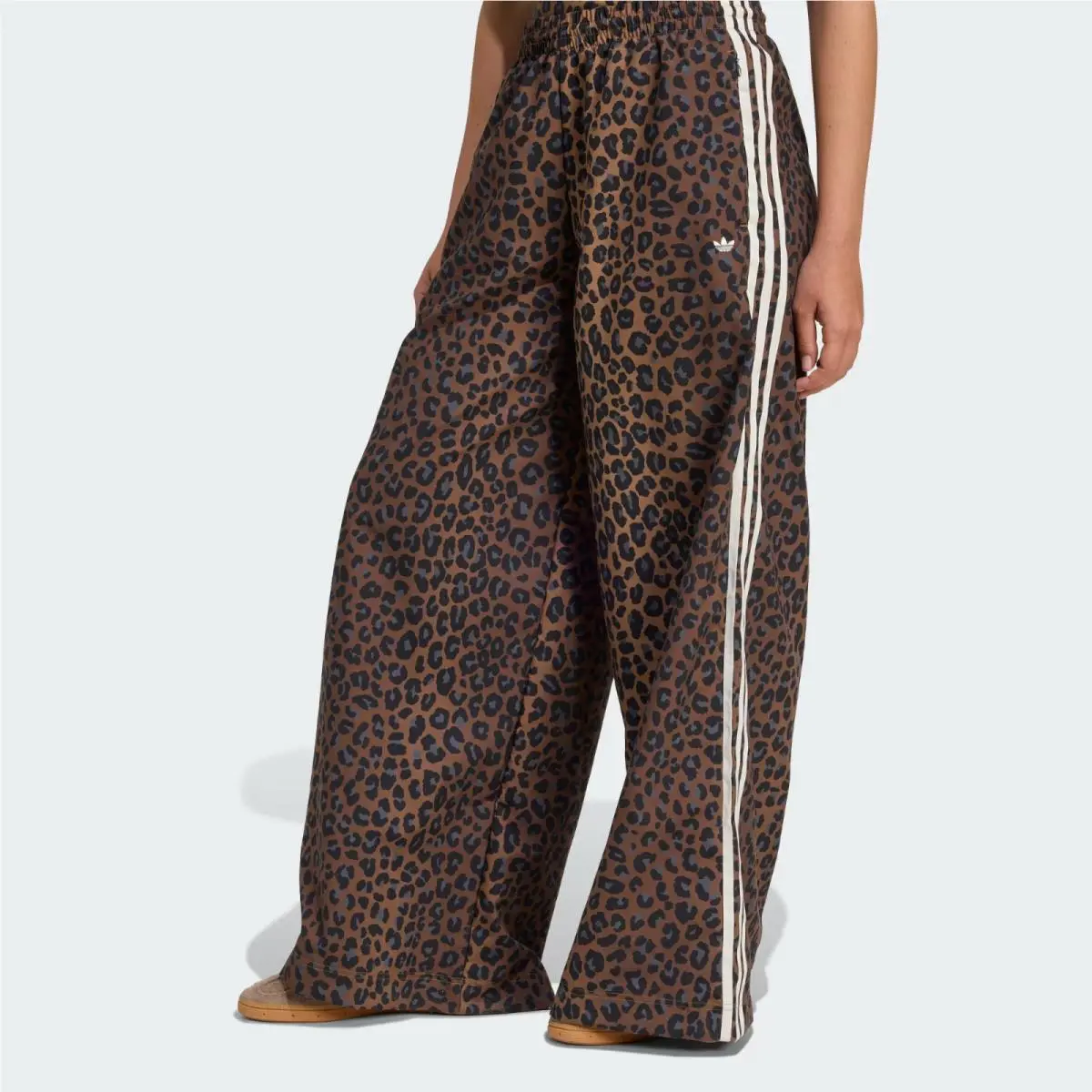 Adidas Originals Women`s Leopard Firebird Oversized Track Pants JW7302