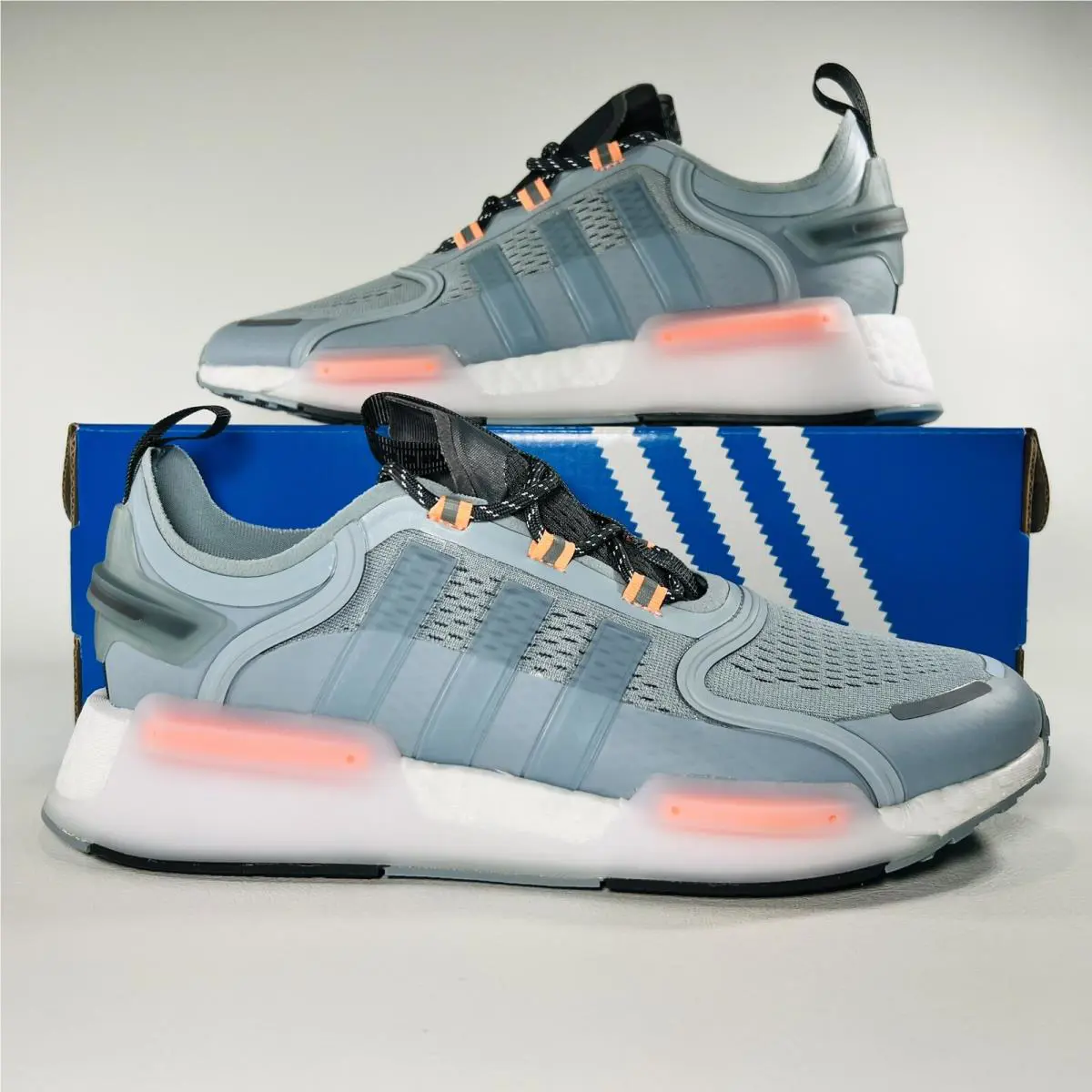 Adidas NMD_V3 Shoes Men`s Originals Athletic Sneakers Grey GX2085