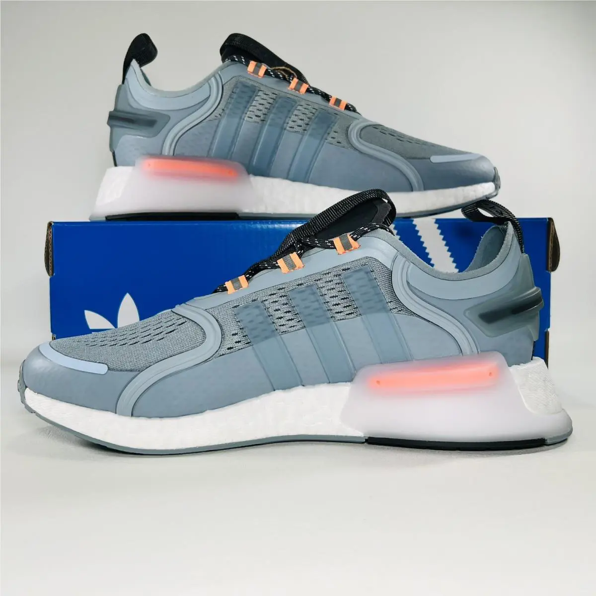 Adidas shoes - adidas NMD V3 - NMD - GX2085 - Magic Grey / White / Beam Orange 0