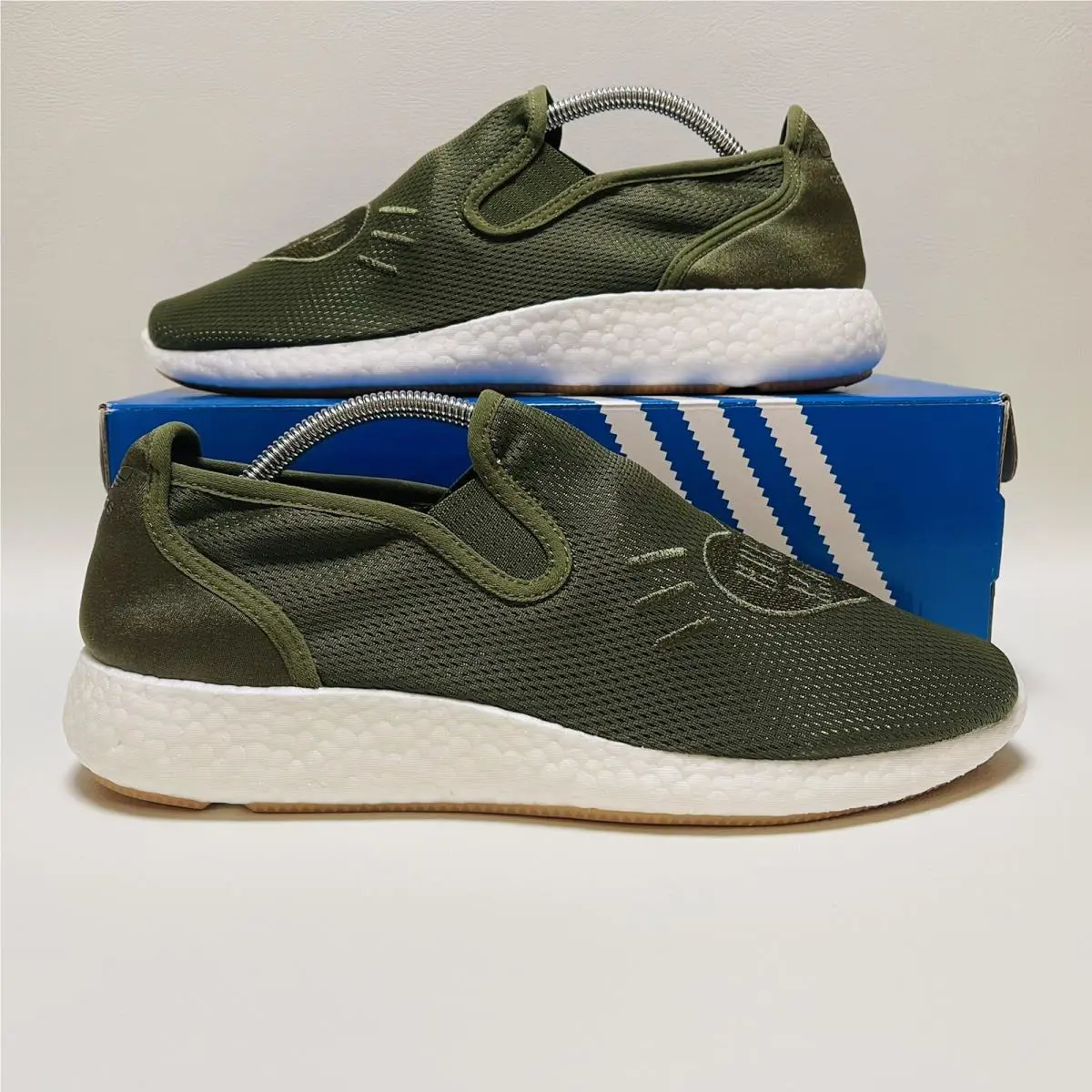 Adidas shoes - Adidas Slipon - Slipon - GX5204 - Wild Pine / Wild Pine / Core Black / White 11