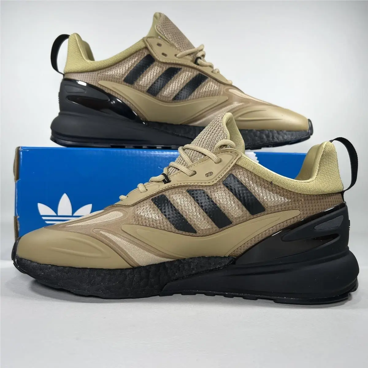Adidas shoes - Adidas ZX 2K Boost 2.0 - GY8516 - Beige Tone / Core Black / Orange Rush 0