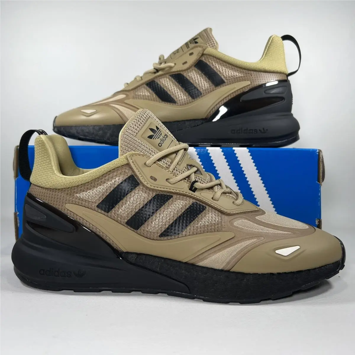 Adidas shoes - Adidas ZX 2K Boost 2.0 - GY8516 - Beige Tone / Core Black / Orange Rush 11