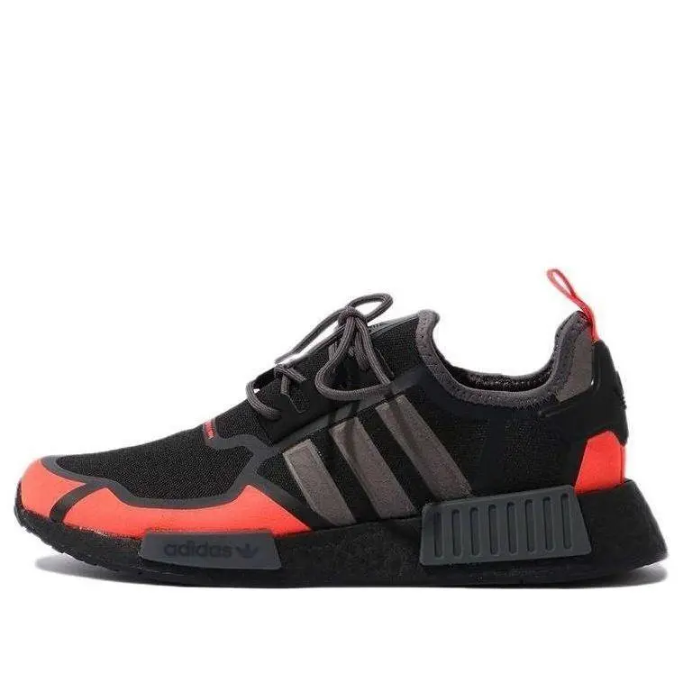 Adidas NMD_R1 `black Solar Red`