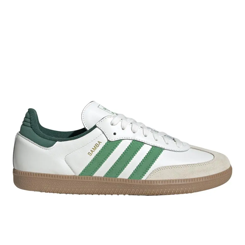 Adidas Samba Og Lace Up Mens White Sneakers Casual Shoes JI3202 - White