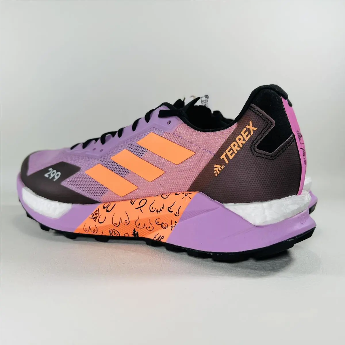 Adidas shoes - adidas Terrex Agravic Ultra - Terrex Agravic Ultra - GY9362 - Bliss Lilac / Beam Orange / Pulse Magenta 7