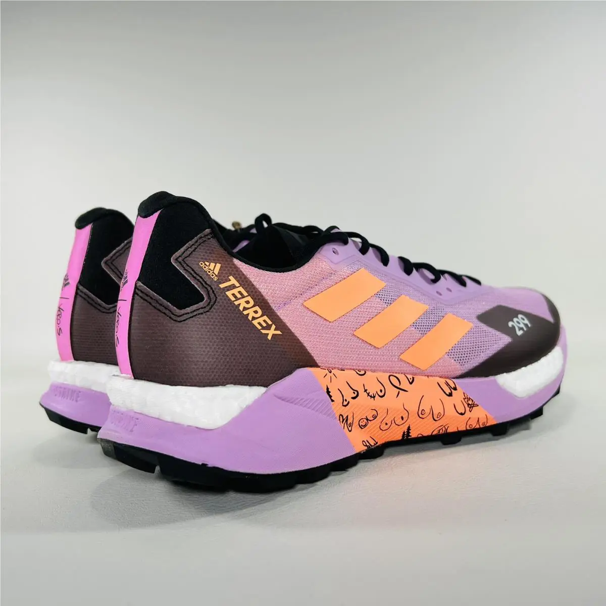 Adidas shoes - adidas Terrex Agravic Ultra - Terrex Agravic Ultra - GY9362 - Bliss Lilac / Beam Orange / Pulse Magenta 18