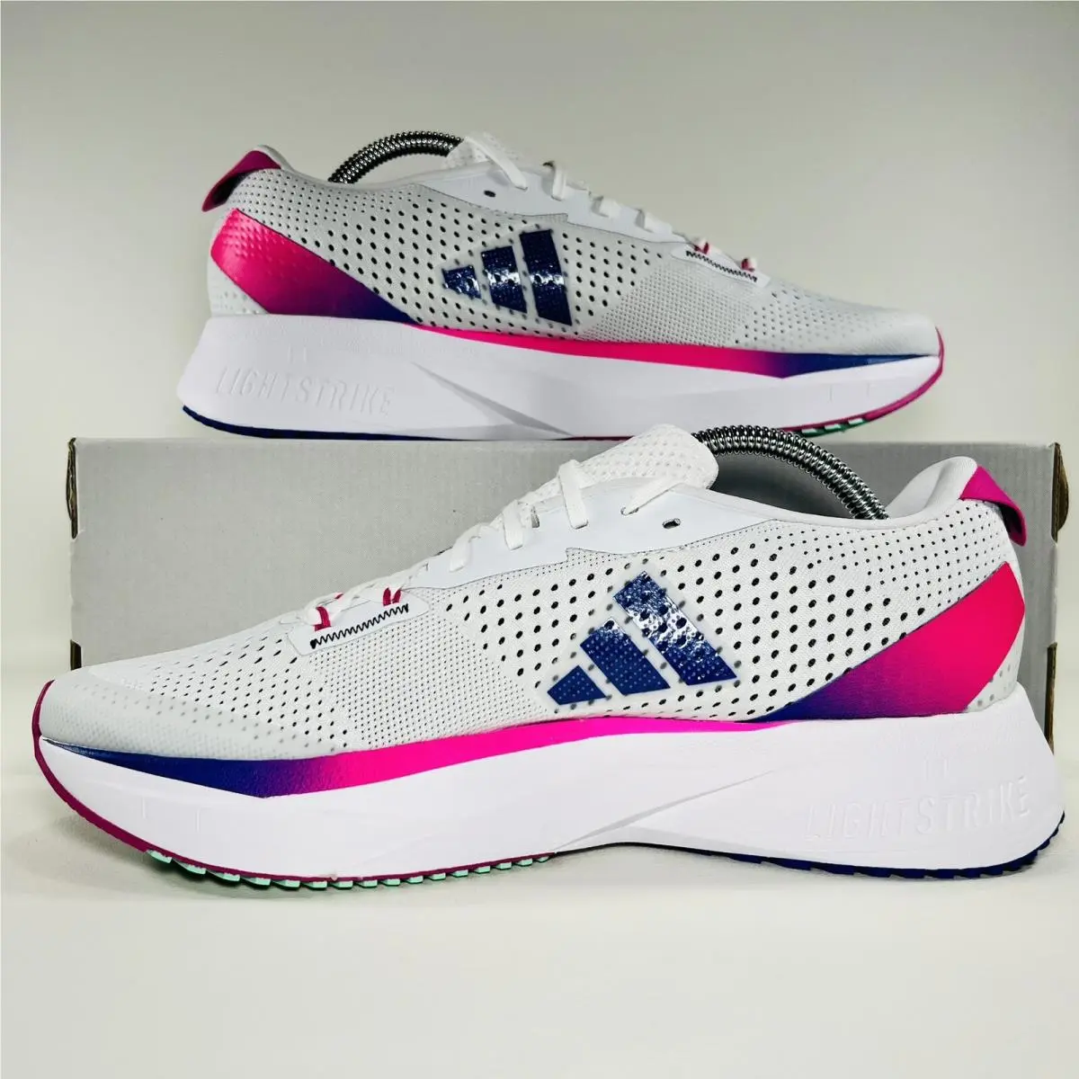 Adidas shoes - adidas Adizero - Adizero - GV9095 - White / Blue / Pink 0