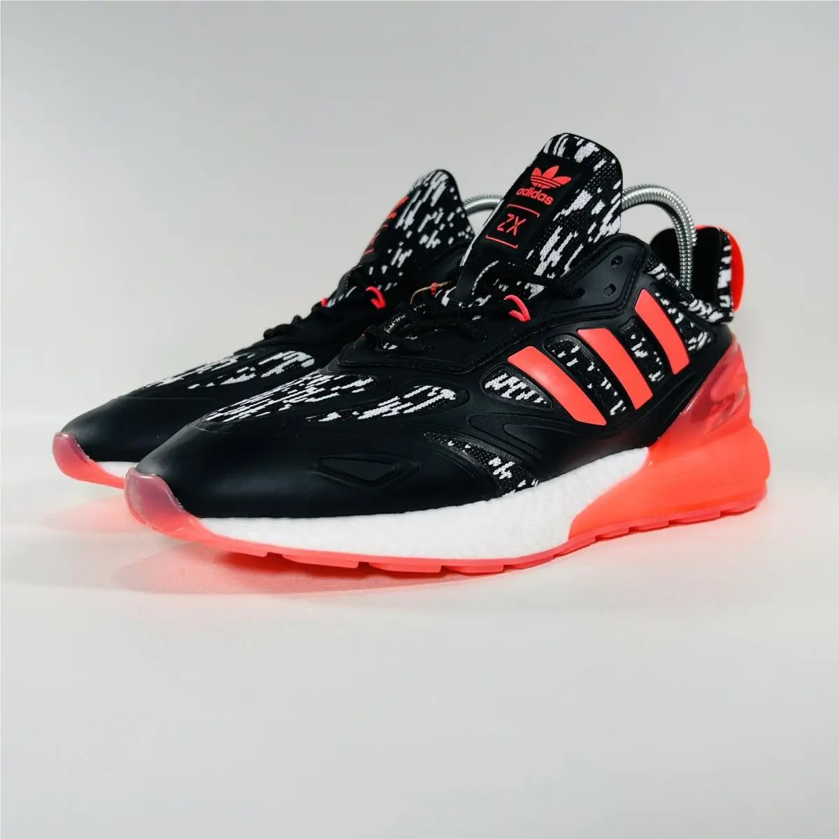 Adidas shoes - adidas ZX 2K Boost 2.0 - GW8237 - Black / White / Pink 3