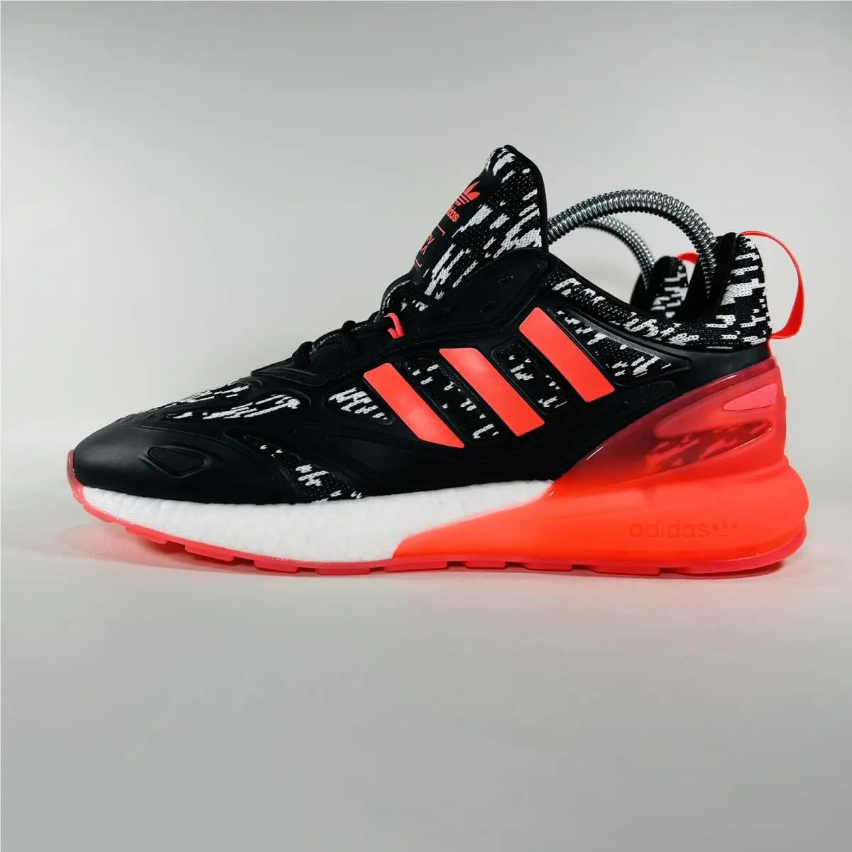 Adidas shoes - adidas ZX 2K Boost 2.0 - GW8237 - Black / White / Pink 14