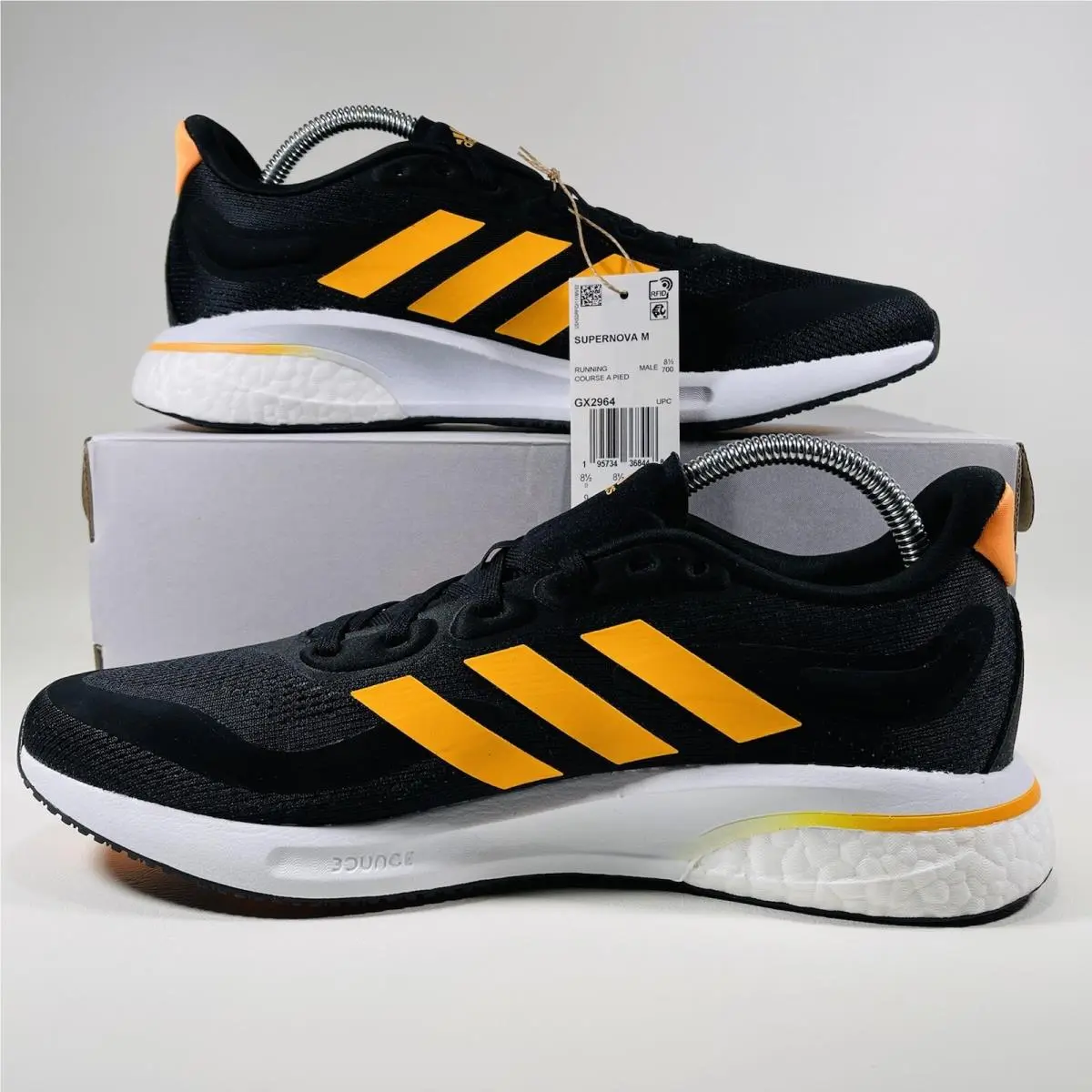 Adidas shoes - adidas Supernova M - Supernova - GX2964 - Core Black / Flash Orange / Flash Orange 12