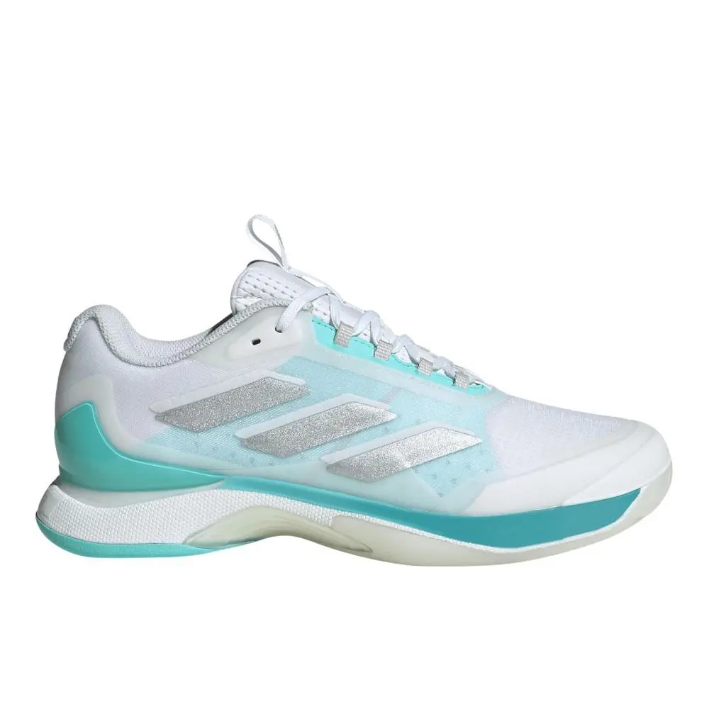 Adidas Avacourt 2 Tennis Womens Blue White Sneakers Athletic Shoes JR2053