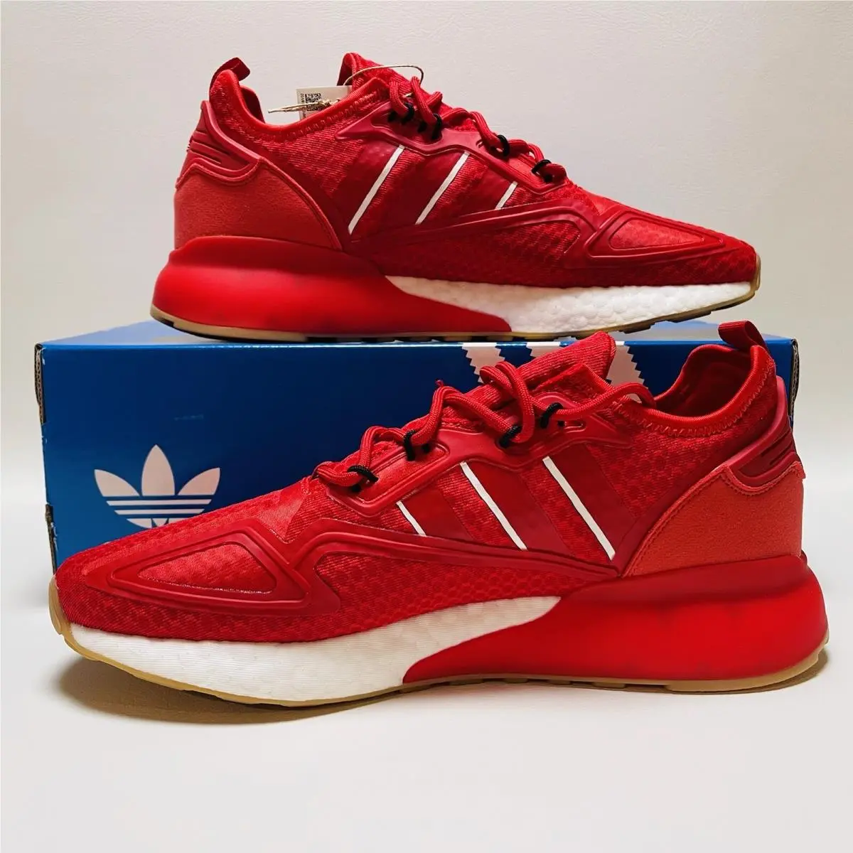 Adidas shoes - Adidas ZX 2K Boost - Boost - GY5806 - Scarlet / Scarlet / Cloud White 11