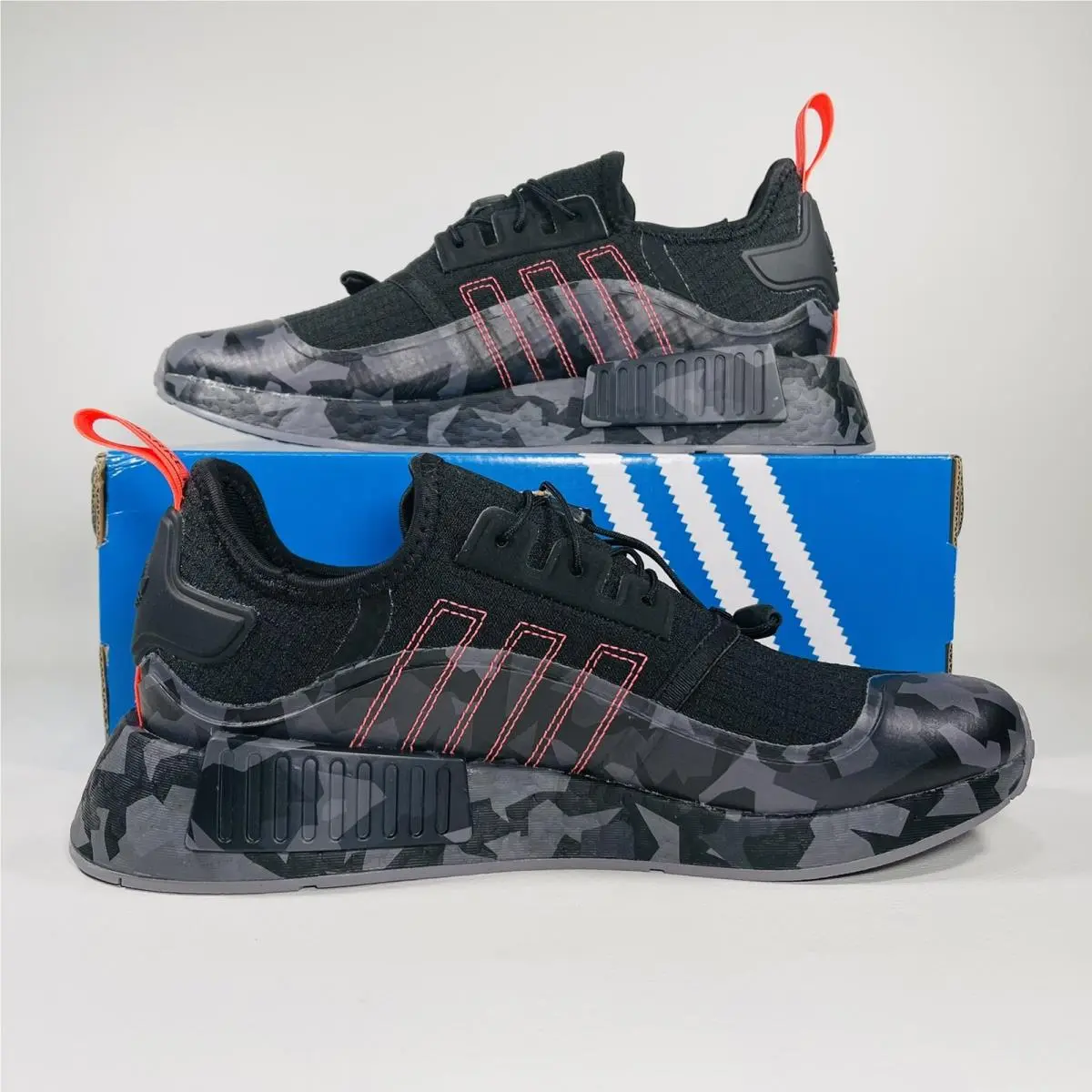 Adidas shoes - adidas NMD R1 - NMD - GW0605 - Black / Camouflage 12