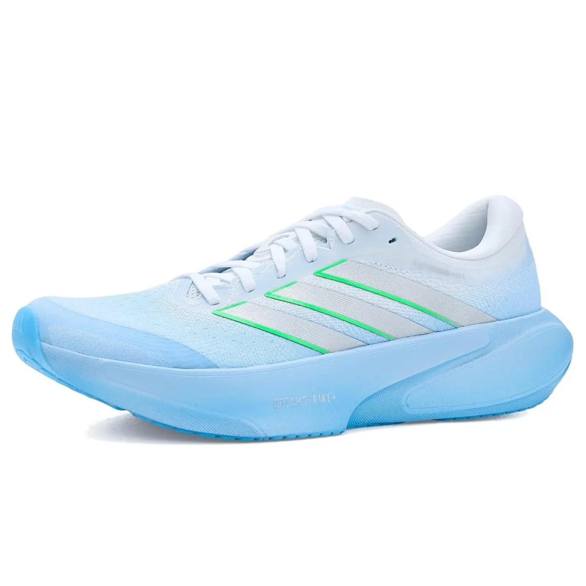 Woman`s Sneakers Athletic Shoes  Supernova Rise 3 Running Shoes Blue/Silver Metallic/White by Adidas