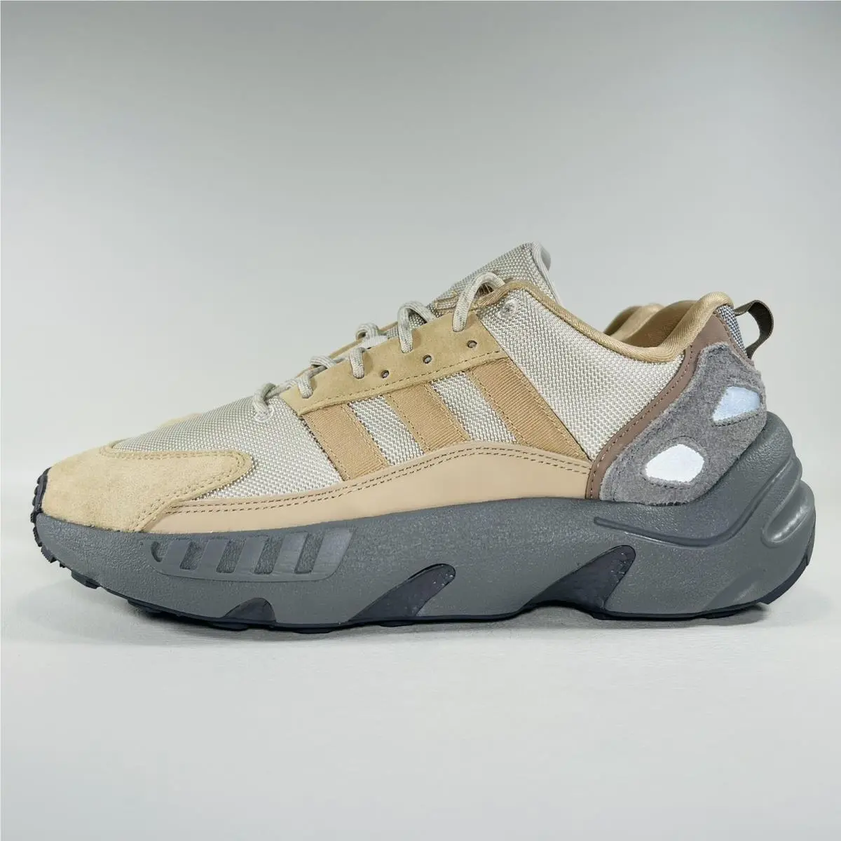 Adidas shoes - adidas ZX 22 Boost - Boost - GX7008 - Aluminium / Magic Beige / Silver Metallic 2