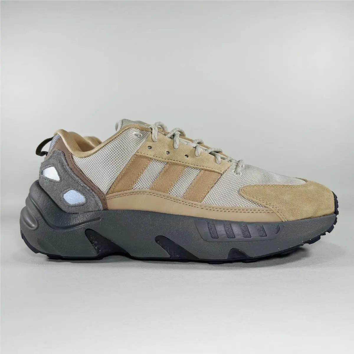 Adidas shoes - adidas ZX 22 Boost - Boost - GX7008 - Aluminium / Magic Beige / Silver Metallic 3