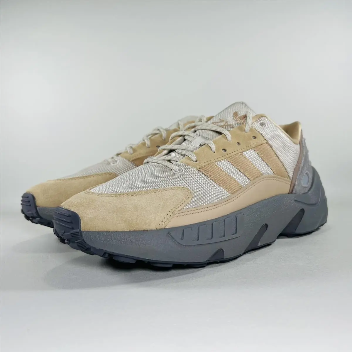 Adidas shoes - adidas ZX 22 Boost - Boost - GX7008 - Aluminium / Magic Beige / Silver Metallic 4