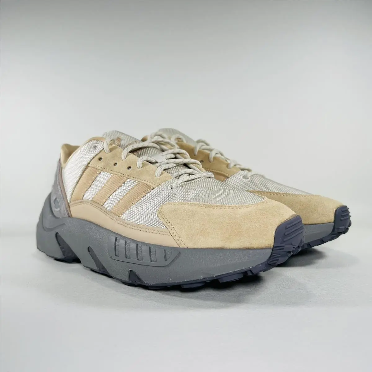 Adidas shoes - adidas ZX 22 Boost - Boost - GX7008 - Aluminium / Magic Beige / Silver Metallic 5