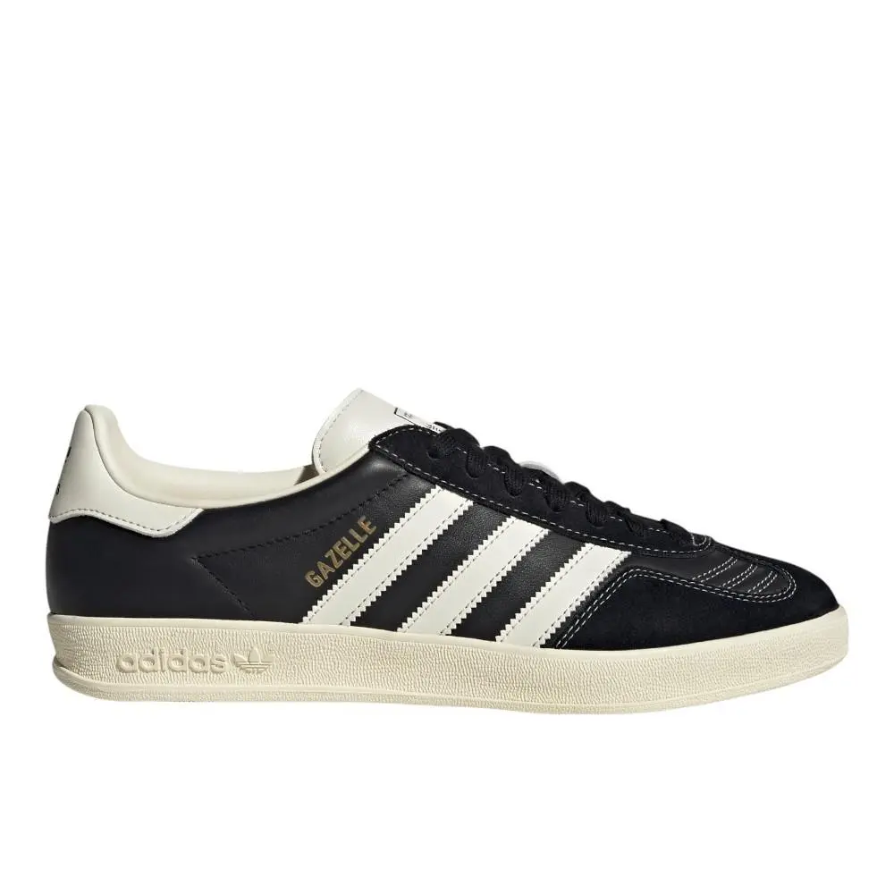 Adidas Gazelle Indoor Lace Up Mens Black Sneakers Casual Shoes JQ8385