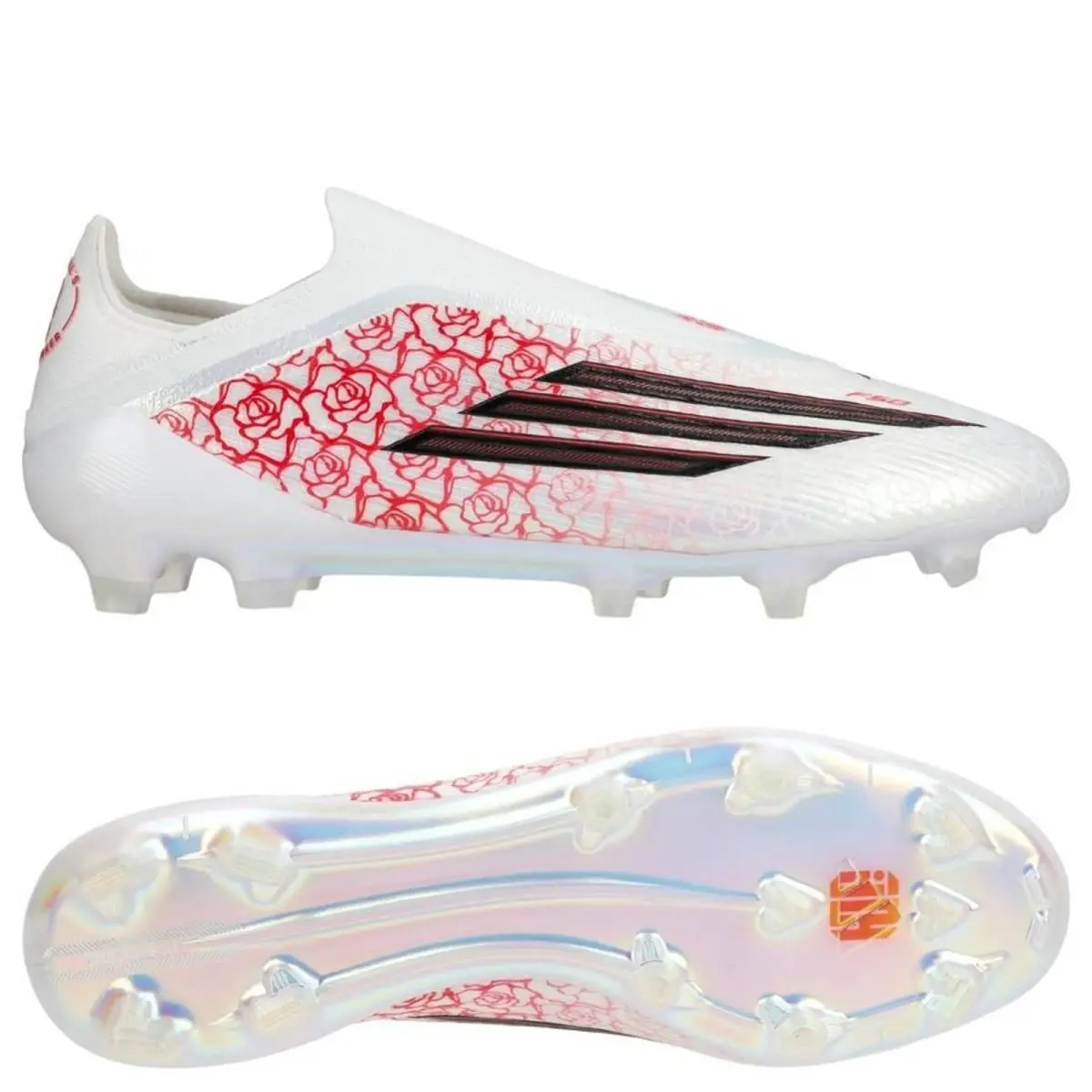 Adidas shoes - adidas F50 Elite Laceless FG Lamine Yamal - JR4441 - White 8