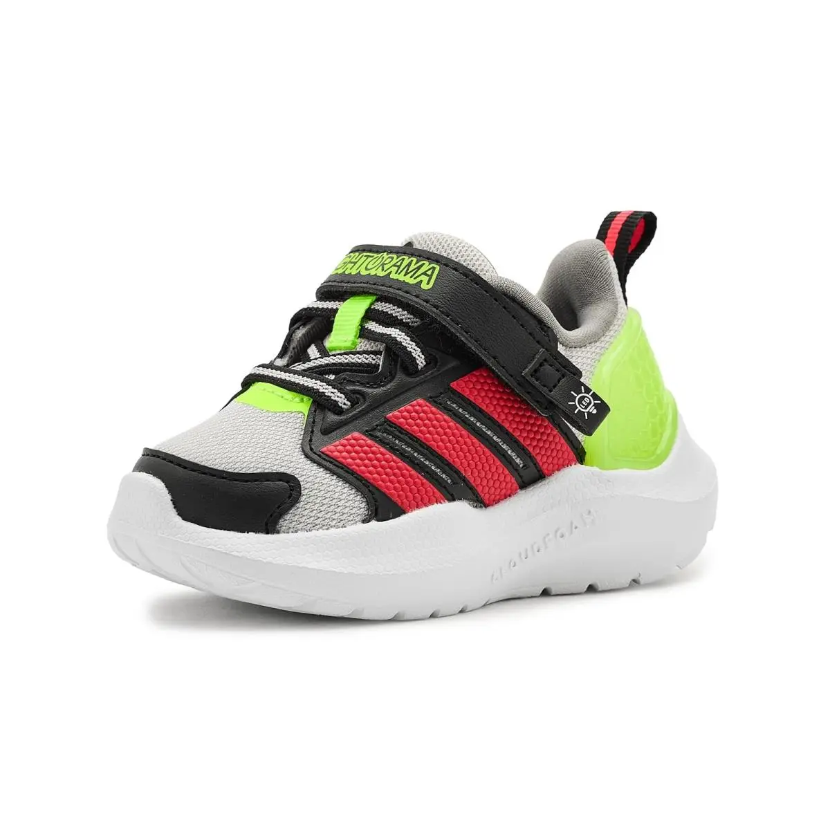 Children Unisex Shoes Adidas Kids Lightorama Runner Elastic Lace Shoes