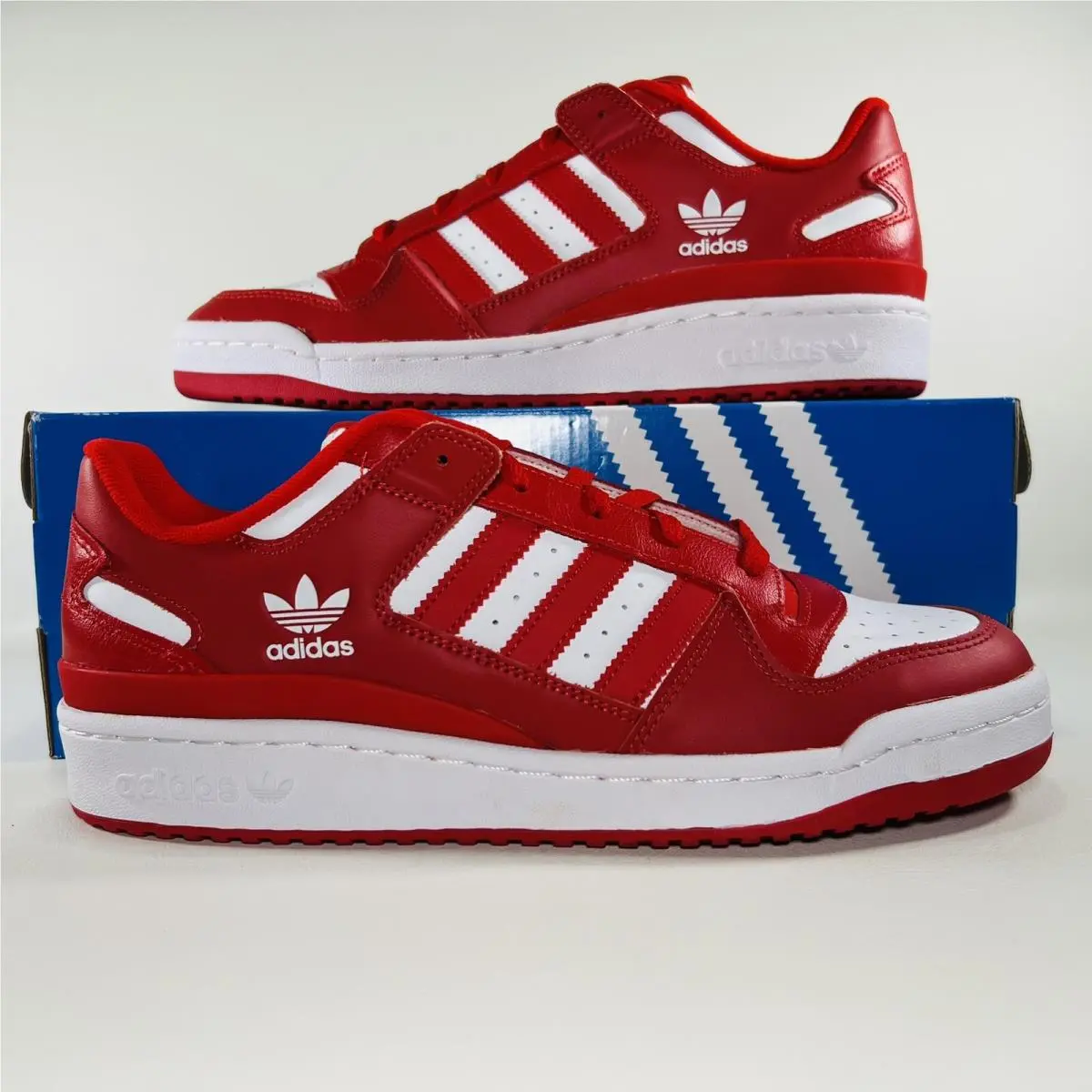 Adidas shoes - adidas Forum Low CL - Forum Low - HQ1495 - Scarlet / Cloud White 11