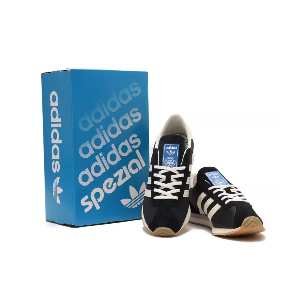 Adidas Spzl Pampanga Sneakers Black Retro Trainers Originals Classic Men Shoes