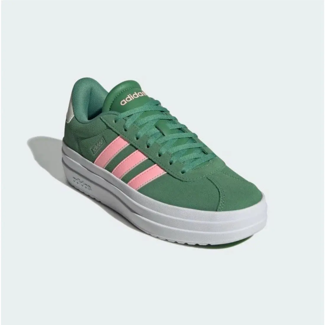 Adidas VL Court Bold Preloved Green Pink Sz M 7/7.5/8/8.5/9 W 8/8.5/9/9.5/10