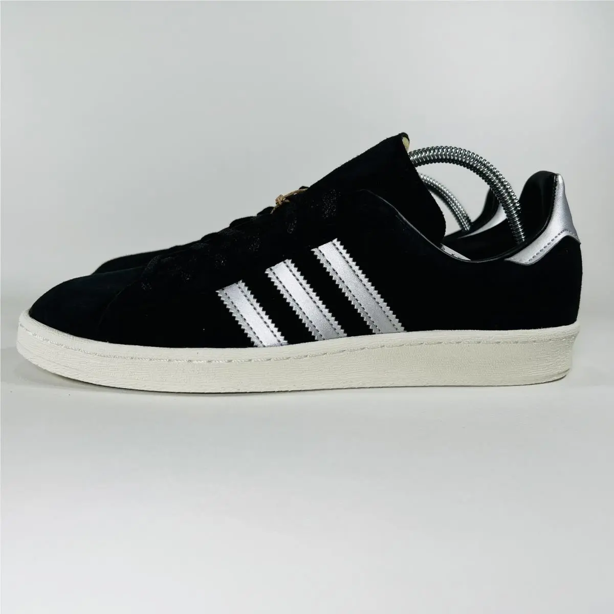 Adidas shoes - adidas Campus 80s - Campus - GX7330 - Black / Off White / Silver Metallic 17