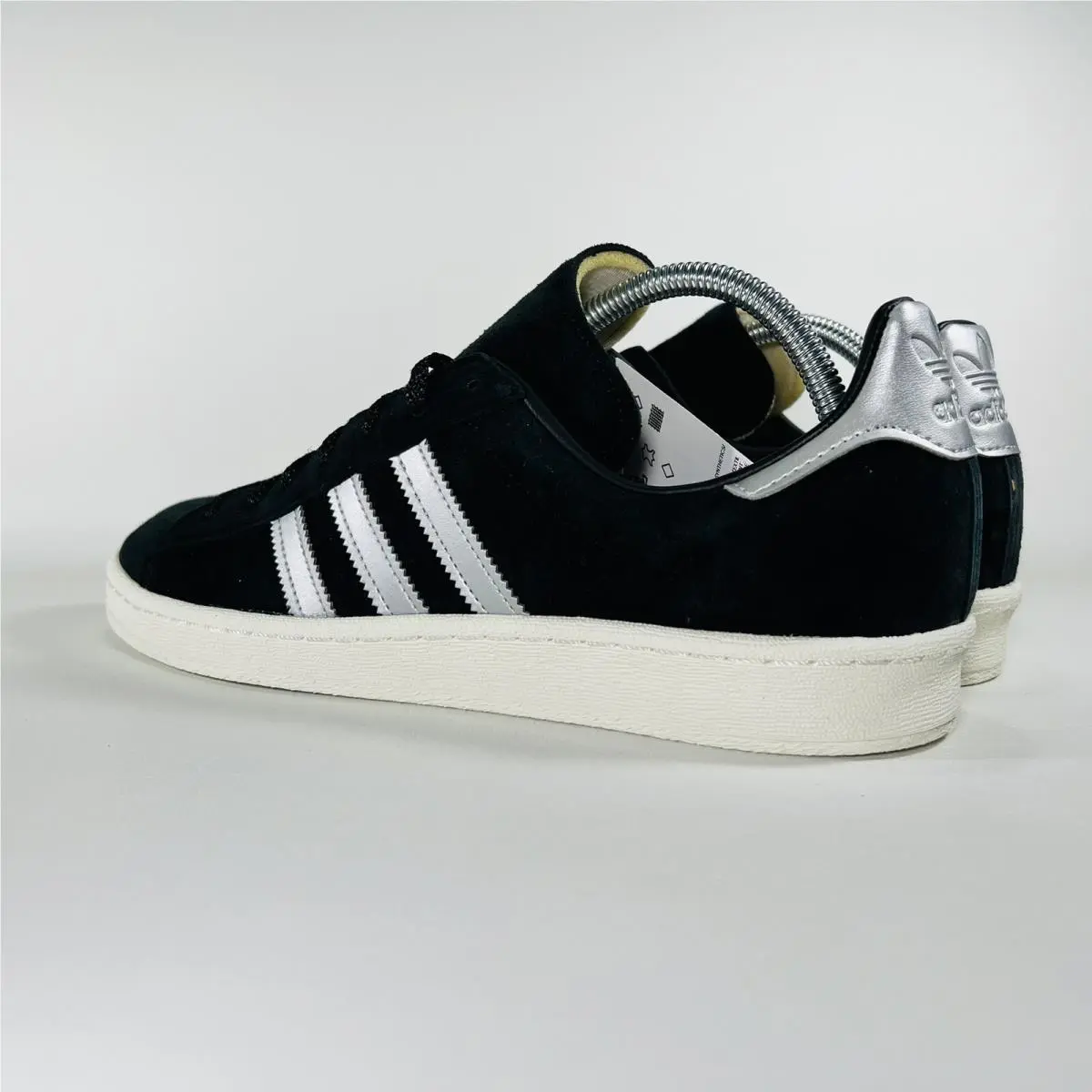 Adidas shoes - adidas Campus 80s - Campus - GX7330 - Black / Off White / Silver Metallic 20