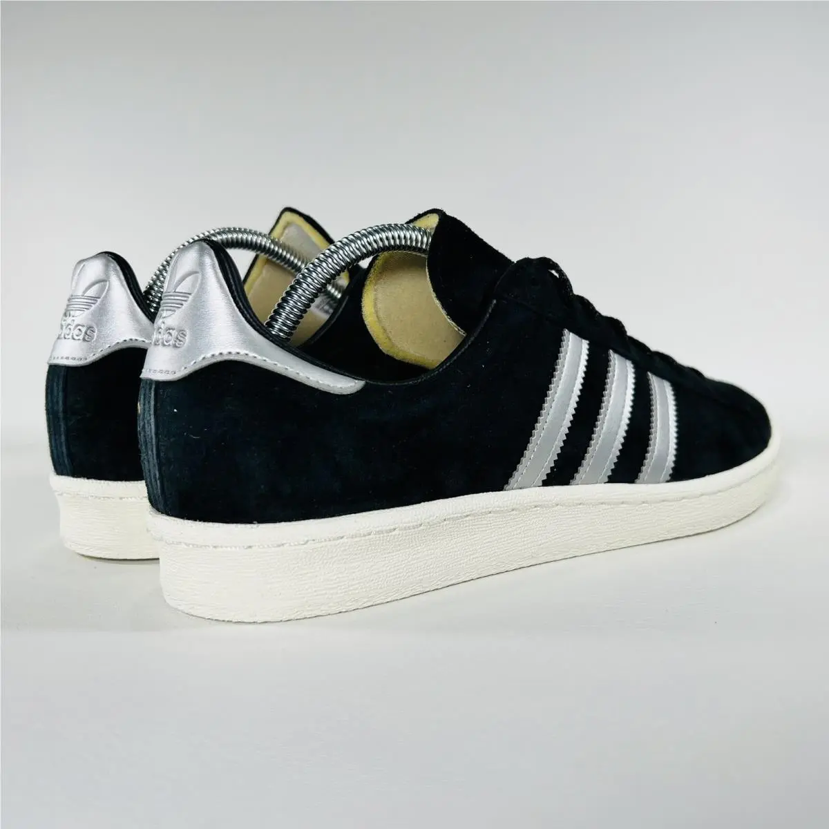 Adidas shoes - adidas Campus 80s - Campus - GX7330 - Black / Off White / Silver Metallic 21