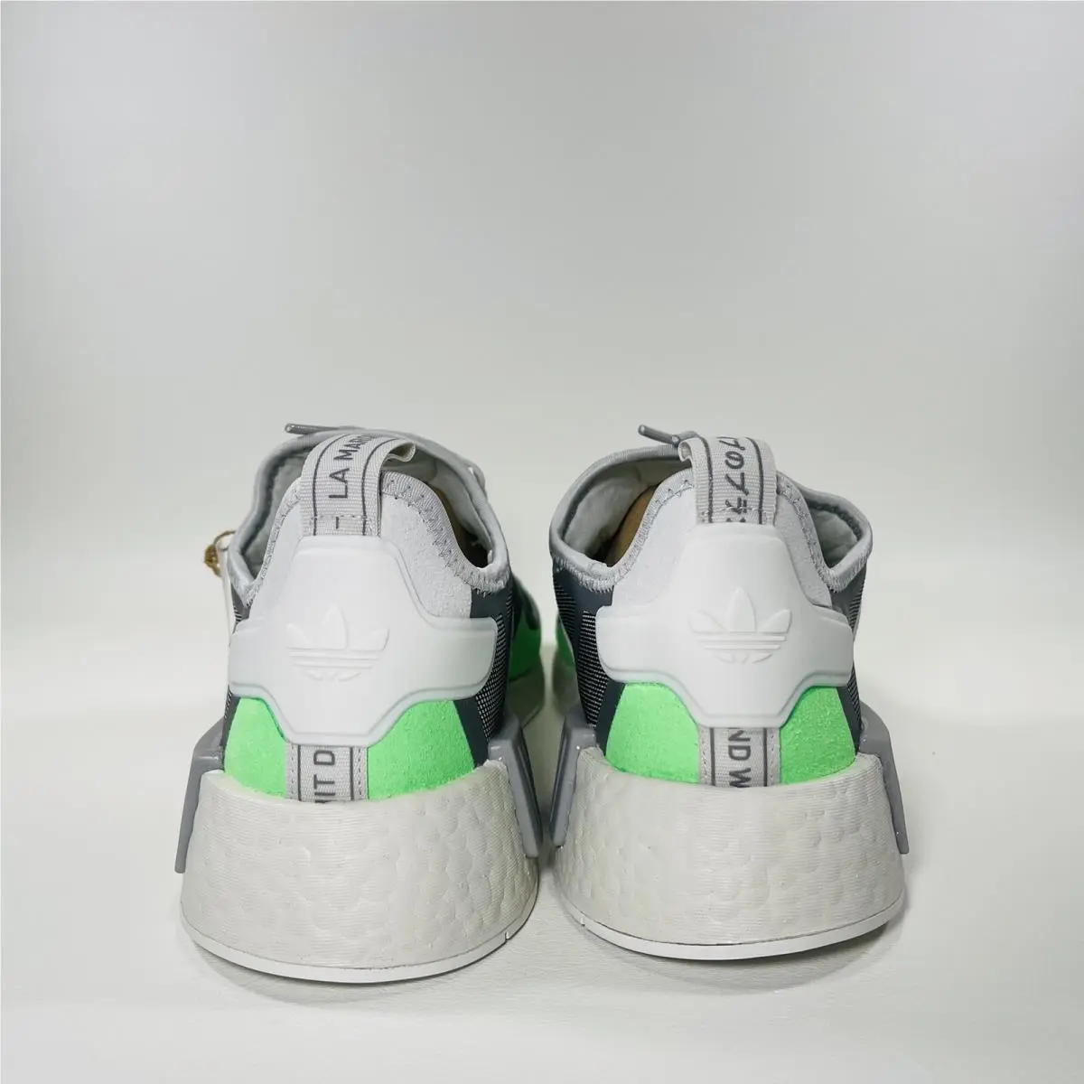 Adidas shoes - adidas NMD R1 - NMD - GZ9275 - Crystal White / Grey Three / Screaming Green 8